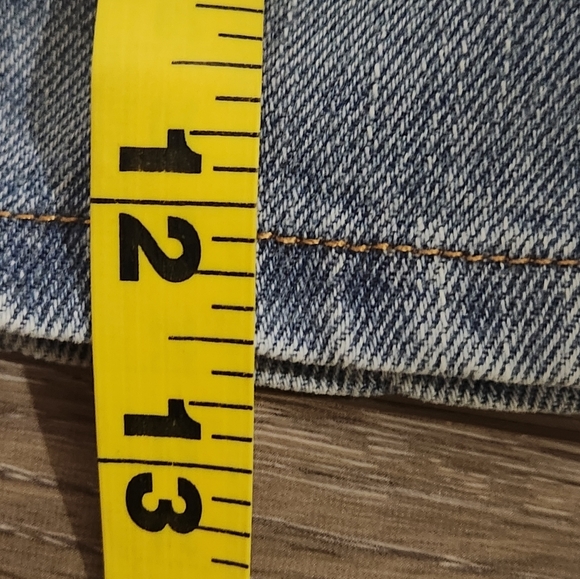 Anthropologie Le Lis hold em jeans skirt with embellishment size small - Picture 6 of 7